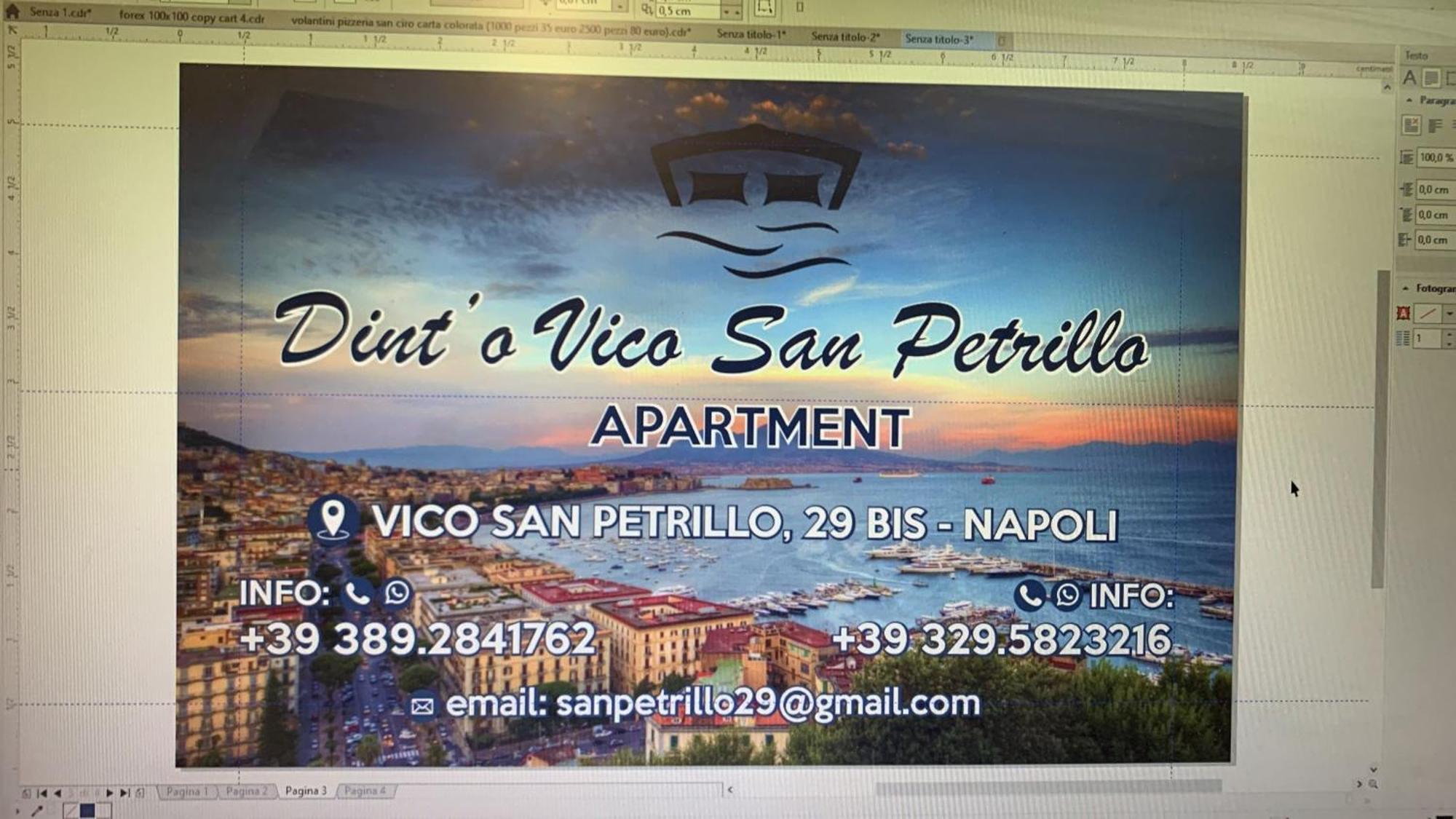 Apartament Dint ' O Vico San Petrillo Neapol Zewnętrze zdjęcie