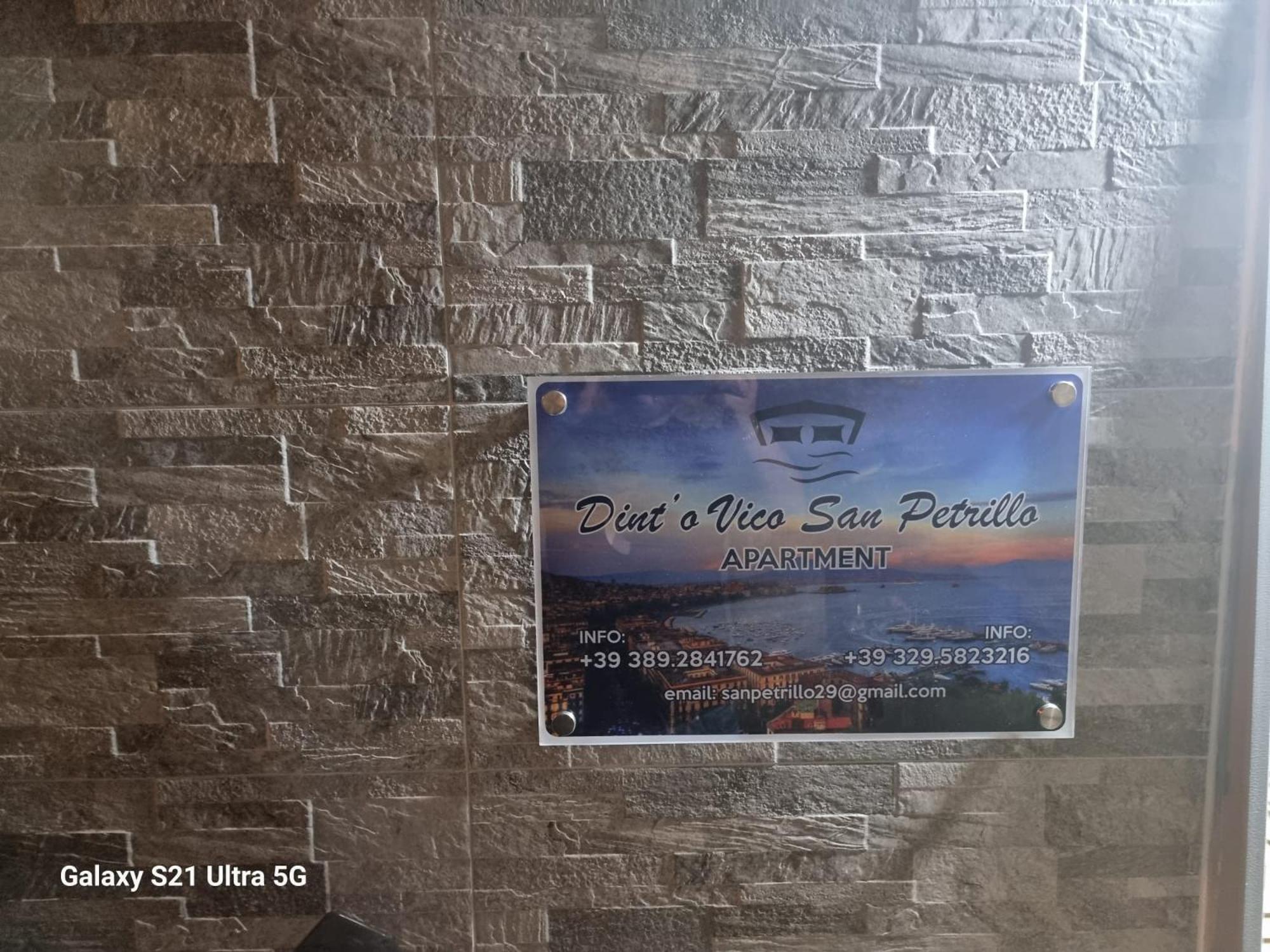 Apartament Dint ' O Vico San Petrillo Neapol Zewnętrze zdjęcie